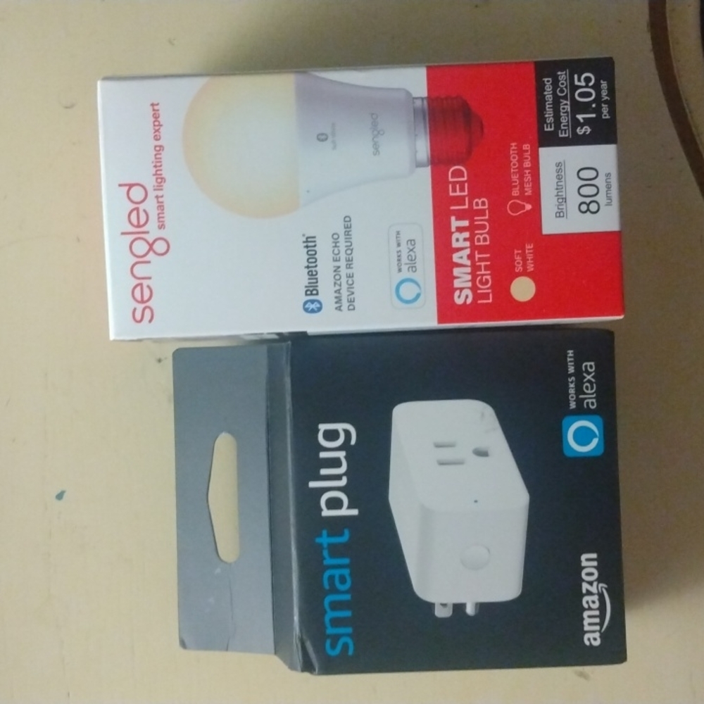Smart plug and smarg bulb